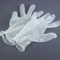 Перчатки виниловые неопудренные прозрачные размер M