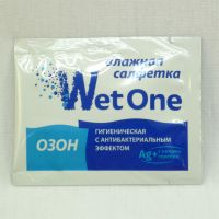 Влажные салфетки в индивидуальной упаковке "Озон"